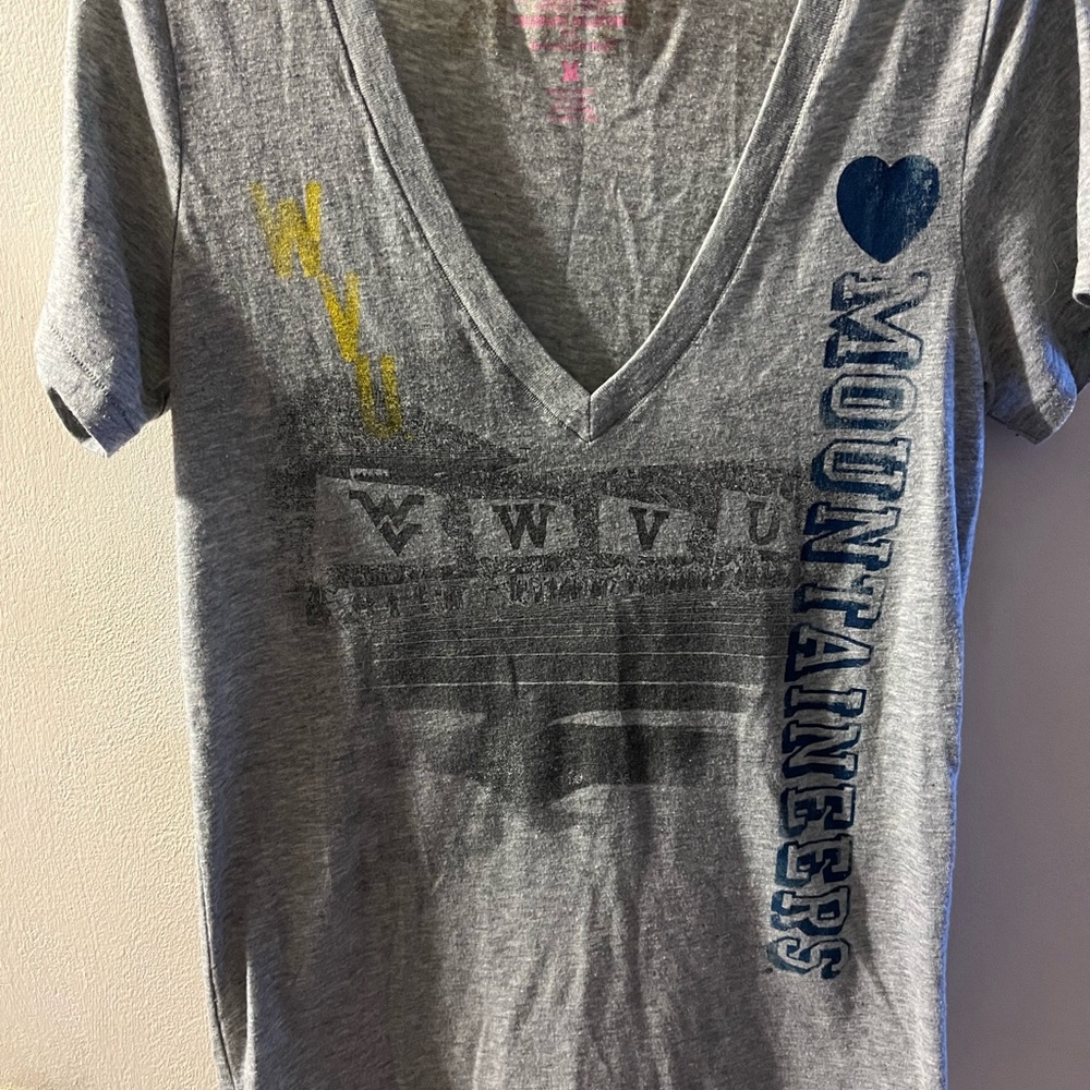 Woman’s pink Victoria secret West Virginia t shirt size medium